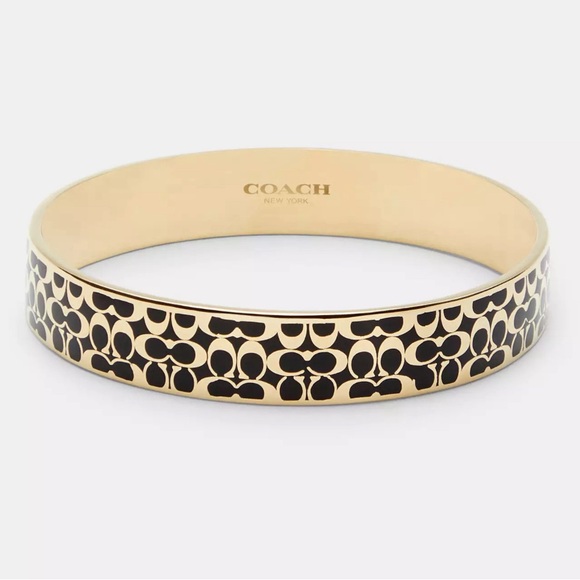 Coach Signature Enamel Bangle,nwt - Picture 2 of 2